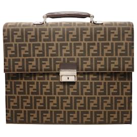 Borsa a tracolla in tela Zucca Fendi
