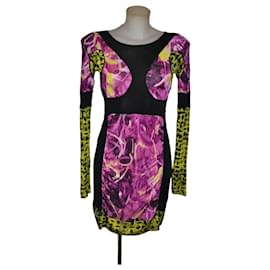 Versus Versace Patterned Viscose Dress Size 42