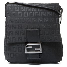 Bolso de Hombro Mamma Bucket de Lona de Fendi