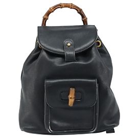 Gucci Vintage Bamboo Leather Mini