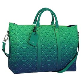 LOUIS VUITTON Borsa Tote Keepall Monogram Taurillon Illusion M59688 Auth 166969SM
