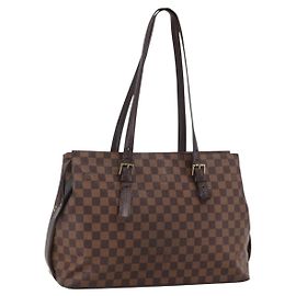 LOUIS VUITTON Borsa Tote Chelsea Damier Ebene N51119 Auth LV ka2815