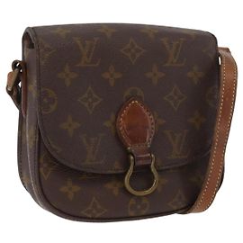 LOUIS VUITTON Monogram Saint Cloud PM Shoulder Bag M51244 LV Auth BA11138