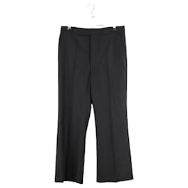 Black wool straight pants - Céline