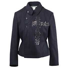 Comme Des Garcons Giacca in lana con spille incrociate Comme des Garçons