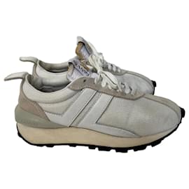 Baskets Lanvin Beige en Daim