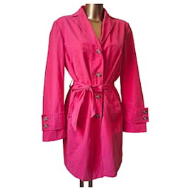 Trench rosa impactante Benetton - Autre Marque
