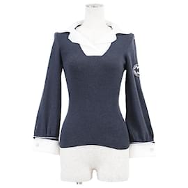 Chanel Strickpullover aus Baumwolle und Nylon