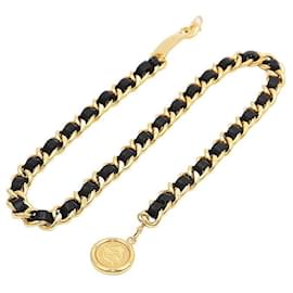 Cintura in pelle a catena Chanel