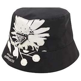 Cappello bucket in Re-Nylon nero - taglia M - Prada