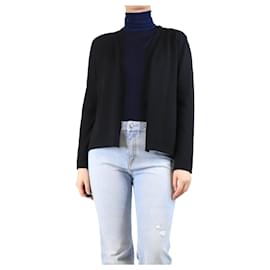 Cardigan nero con schiena plissettata - taglia M - Autre Marque