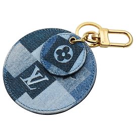 Portachiavi in denim Monogram Louis Vuitton