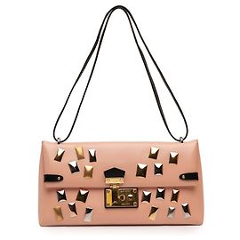 Bolso Triangle PM de piel de ternera lacada rosa Louis Vuitton