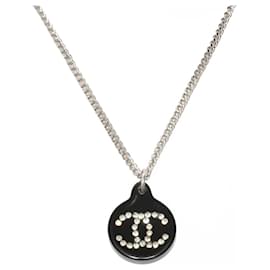 Collana in strass nera Coco Mark 03A 2003 di Chanel