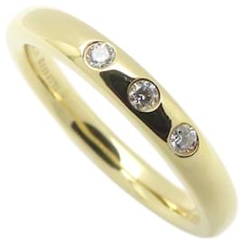 Gelbgoldring von Tiffany & Co. mit Diamanten