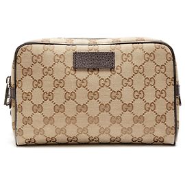 Marsupio Gucci GG in tela marrone