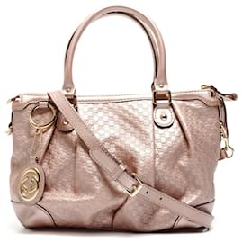 Borsa a Spalla Sukey in Pelle Micro GG Shima di Gucci