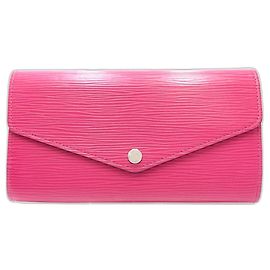 Portafoglio Lungo Epi Louis Vuitton M41958 in Rosa Fucsia