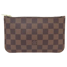 NUOVA POCHETTE LOUIS VUITTON LV PER BORSA NEVERFULL IN CANVAS DAMIER EBENE MM POUCH
