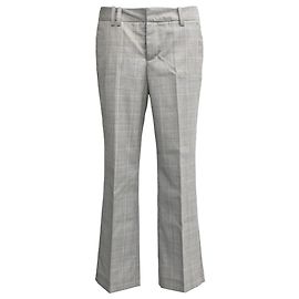 Pantalones Bootcut de Cuadros Zadig & Voltaire en Lana Gris