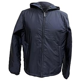 Giacca con zip Prada Sport in nylon blu navy