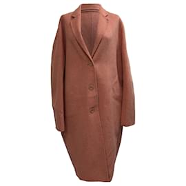 Abrigo de un solo botón Avalon de Acne Studios en lana coral