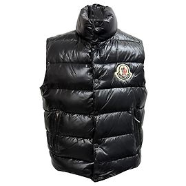 Gilet Puffer Parker Moncler 1952 in Nylon Nero