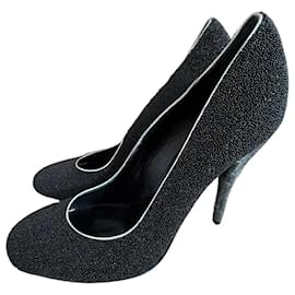 Tacchi Neri Con Perline ROCHAS