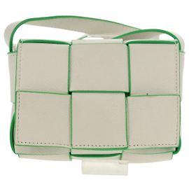 Bottega Veneta Cassette Maxi Intrecciato Leather Mini