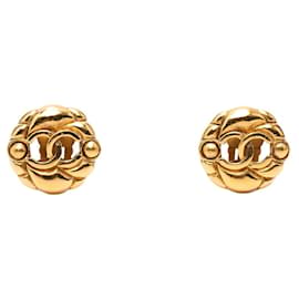 Orecchini a clip vintage Coco Mark di Chanel