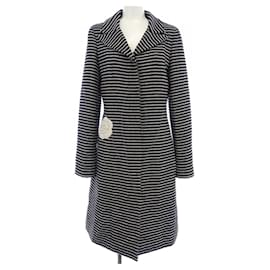 Abrigo Chanel P16918V09428 01C de algodón negro y blanco