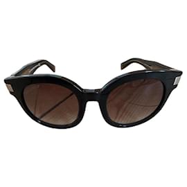 Dsquared2 Sonnenbrille Schwarz Braune Verlaufslinsen