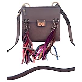 Borsa a Spalla in Pelle e Camoscio Chloe Jane - Chloé