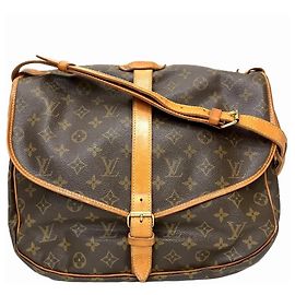 Bolso de Hombro Saumur 35 Monograma Louis Vuitton