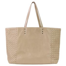 Bolsa tote de couro Intrecciato da Bottega Veneta