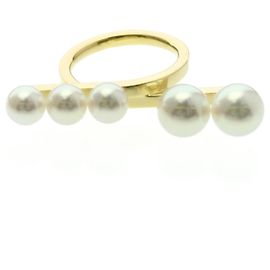 Anel Balance Tasaki em ouro amarelo 18K