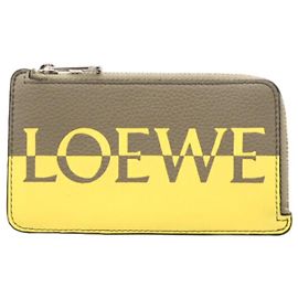 Monedero de cuero Loewe Signature Fragment