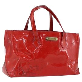 LOUIS VUITTON Borsa a Mano Monogram Vernis Wilshire PM Rose Pop M93643 Auth gh1742