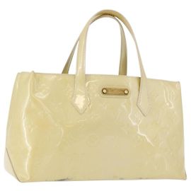 LOUIS VUITTON Handtasche Monogram Vernis Wilshire PM Broncorail M91452 Auth ki6423