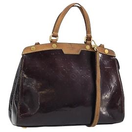 LOUIS VUITTON Borsa Blair MM Monogram Vernis 2way Amarante M91619 LV Auth 172517