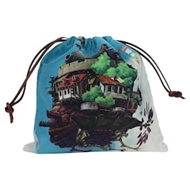 LOEWE - Pochette in tela multicolore del Castello Errante di Studio Ghibli Auth 166999SM - Loewe