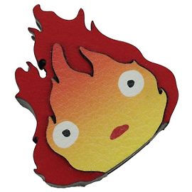 LOEWE Studio Ghibli Calcifer Charm aus dem Wandelnden Schloss von Howl Rot Auth 166951SM