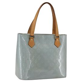 LOUIS VUITTON Borsa a Mano Monogram Vernis Houston Lavande M91218 LV Auth gh1820