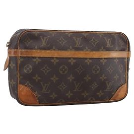 LOUIS VUITTON Clutch Compiegne 28 M51845 Auth LV ka2808