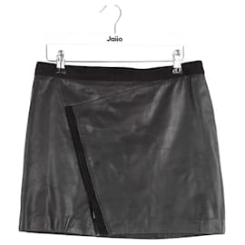 Schwarze Leder-Minirock - Zadig & Voltaire