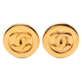 Orecchini a clip placcati in oro con il logo Coco di Chanel