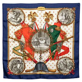 Foulard Napoleone in seta multicolore Hermès