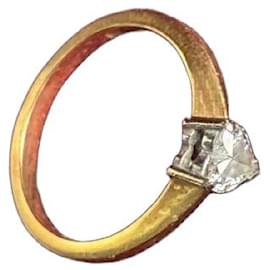 Diamantring Herzform Gold - Autre Marque