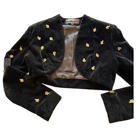 Lolita Lempicka Samtjacke Schwarz mit Medaillen