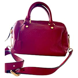Louis Vuitton Rote Monogramm Empreinte Speedy 25 Tasche
